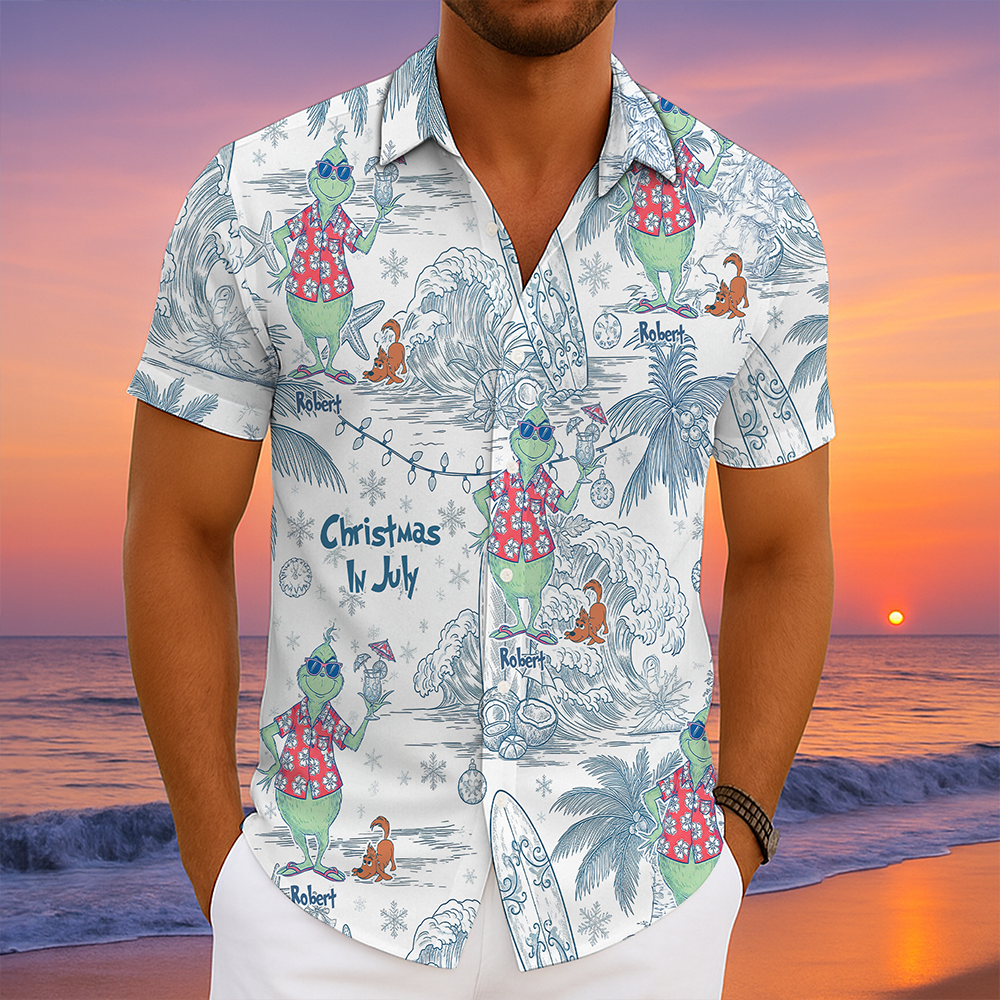 Christmas In July Hawaiian Shirt - Personalized Gifts For Summer 03HUPU110725-Homacus