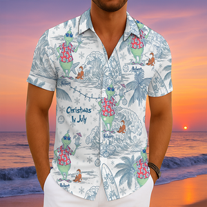 Christmas In July Hawaiian Shirt - Personalized Gifts For Summer 03HUPU110725-Homacus