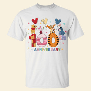 100th Years Anniversary Bears Friends Shirt - Personalized Gifts For Childhood Shirt 07DTDT160126