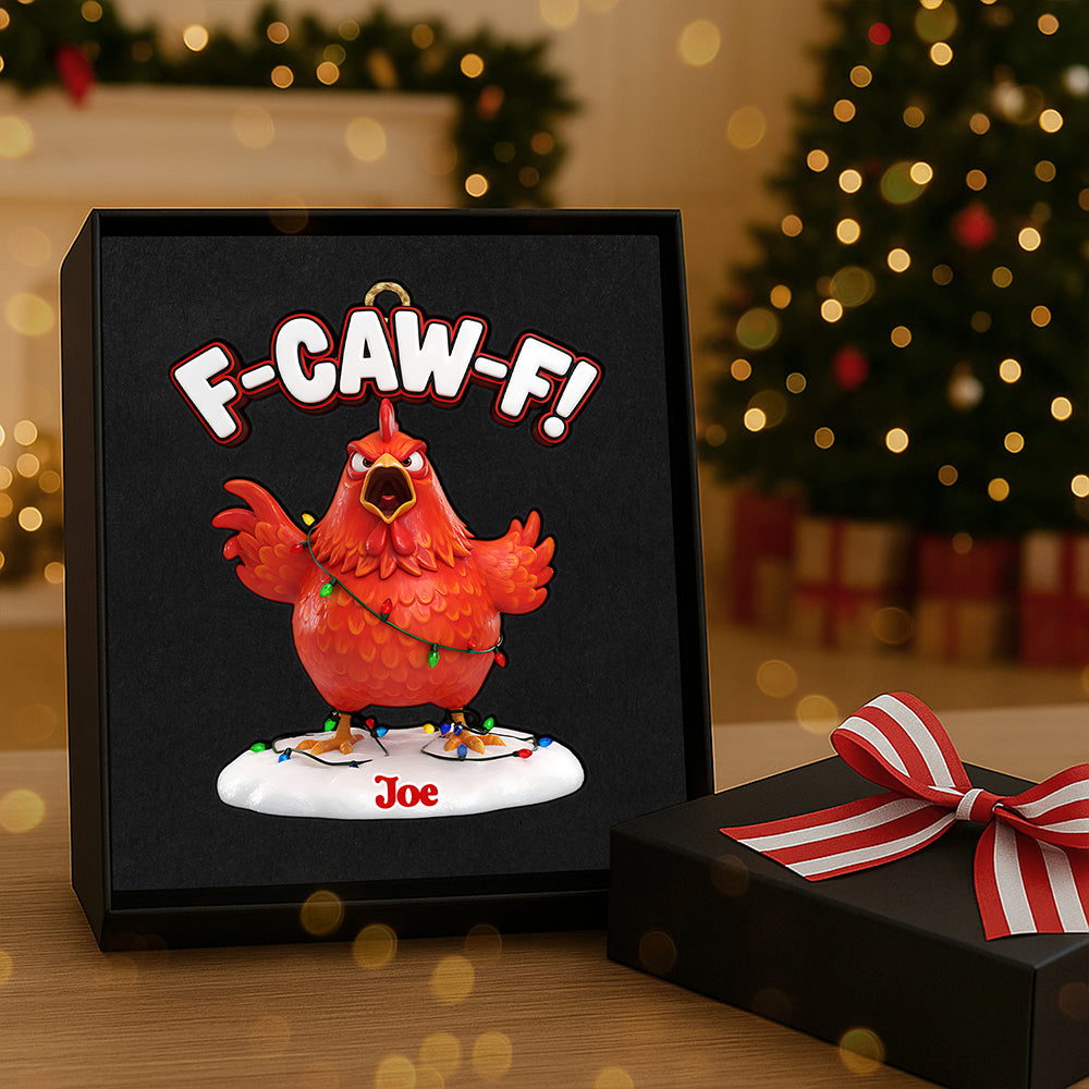 Funny Animal Coworkers - Personalized Gift For Christmas Acrylic Ornament 03nata291025-Homacus
