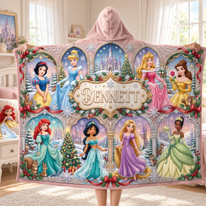 Fairy Tale Christmas Hood Blanket - Personalized Gifts For Kid 03patn261026-Homacus