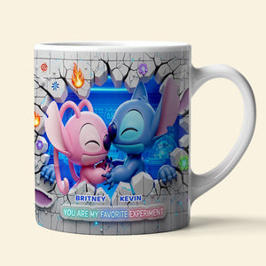 Cartoon Couple Coffee Mug - Personalized Gifts For Couple 04ohdt050625-Homacus