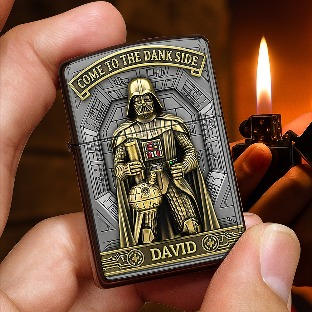 Darkside Warrior Lighter - Personalized Gifts For Galaxy Lovers-Homacus