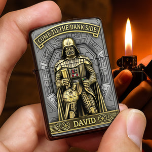 Darkside Warrior Lighter - Personalized Gifts For Galaxy Lovers-Homacus