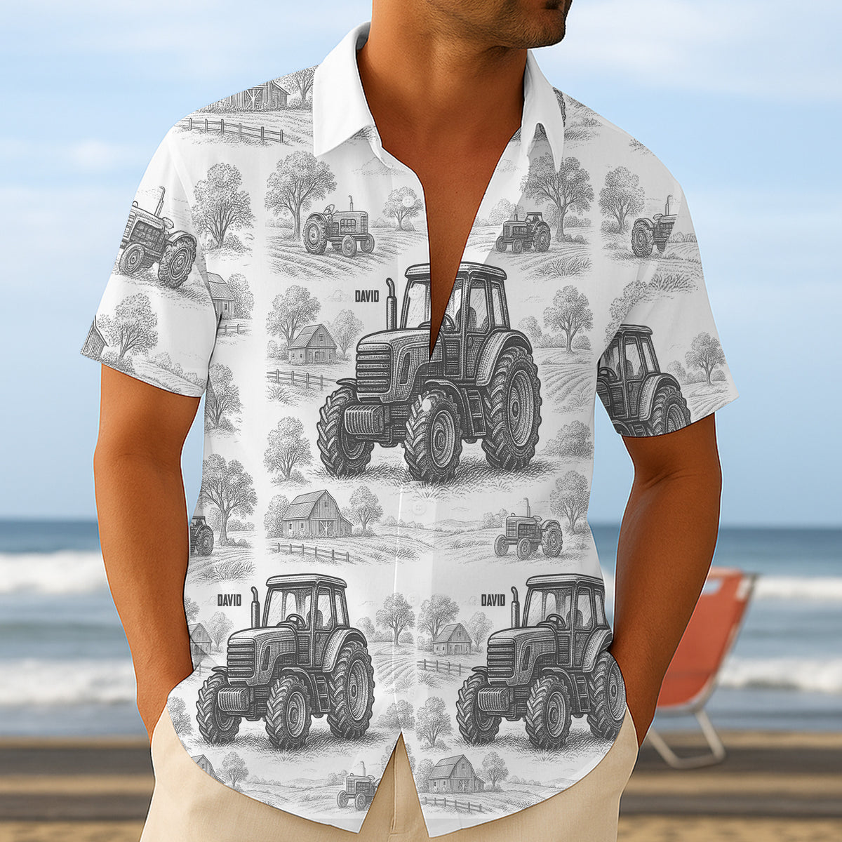 Tractor Hawaiian Shirt - Personalized Gifts For Farmers 02natn130625-Homacus