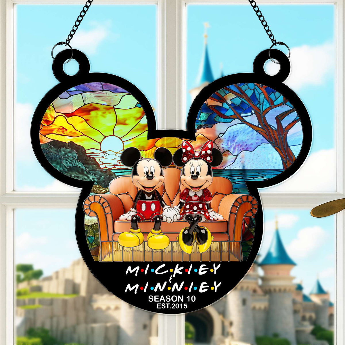 Cheeky Couple Suncatcher - Personalized Anniversary Gifts For Couple 04OHLU140625-Homacus