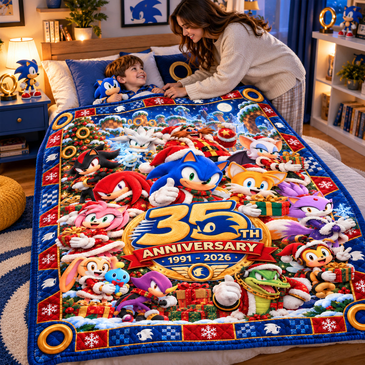 35th Anniversary Blanket - Personalized Gifts 01ttlu081026-Homacus