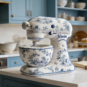 Baking Mixer Toile De Jouy Custom Shape Pillow - Personalized Gifts For Baking Lover 01pgta121225-Homacus