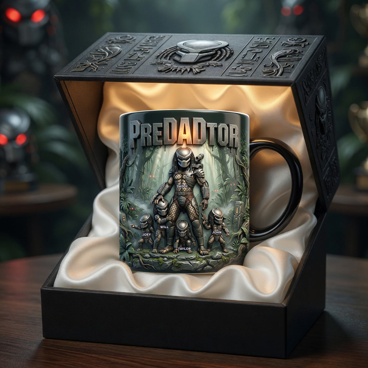 Strongest Warrior Dad And Kids Magic Mug - Personalized Gifts For Dads 04nalu240426-Homacus
