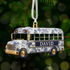 Personalized Gifts For School Bus Drivers Christmas Ornament 07pgmg081025-Homacus