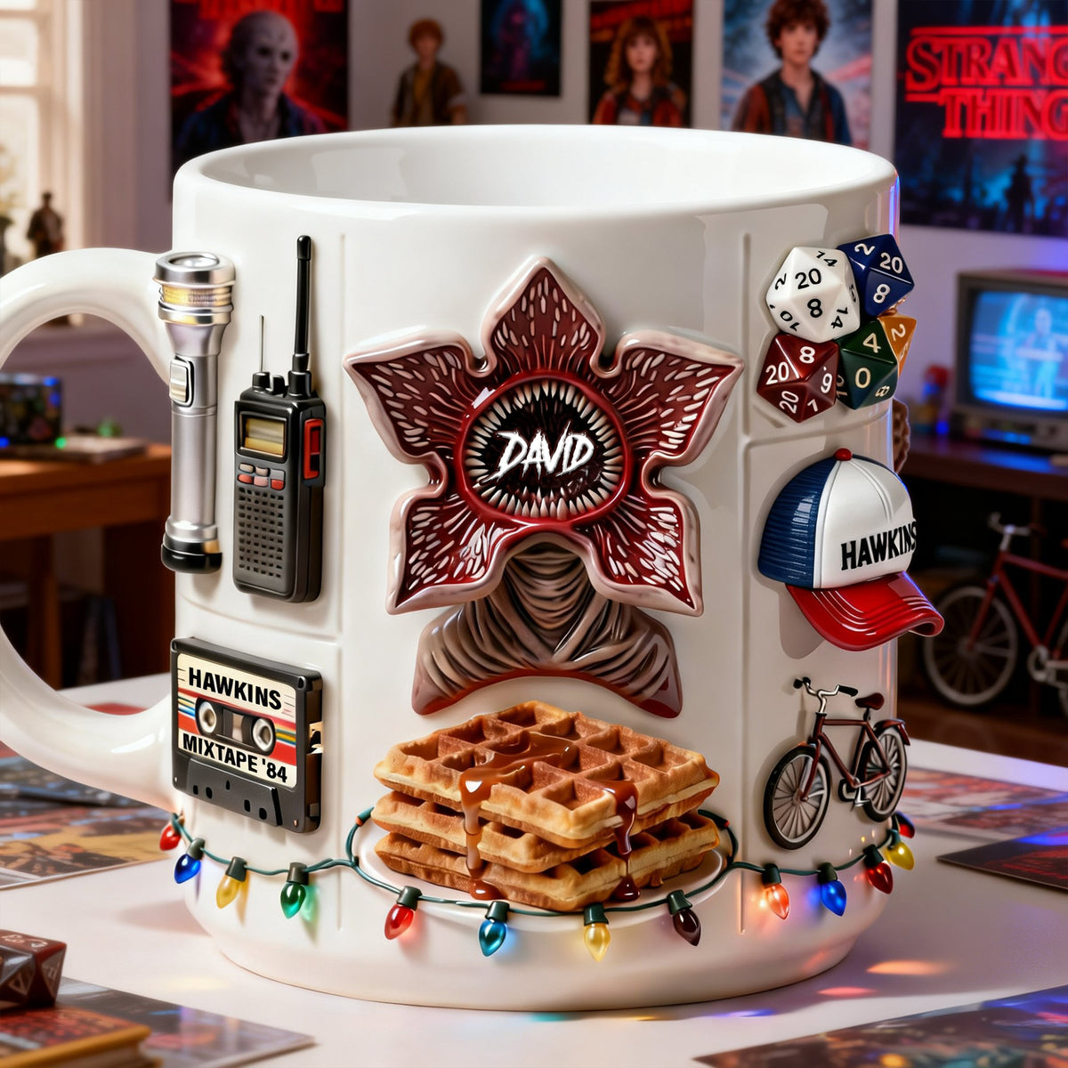 Retro Horror Adventure Coffee Mug - Personalized Gift For Fantasy Lovers 02NALU271225-Homacus