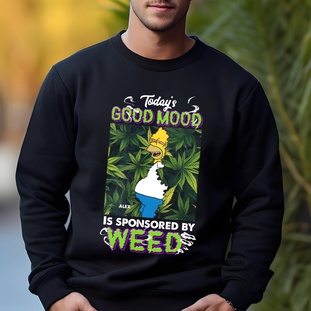 Personalized Gifts For Weed Lover, Today's Good Mood 2D shirt 01TOMH200724-Homacus
