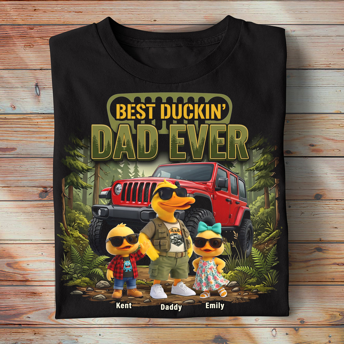 Wandering Duck Dad Squad Shirt - Personalized Gifts For Off-road Loving Dad 02qhqn180526-Homacus