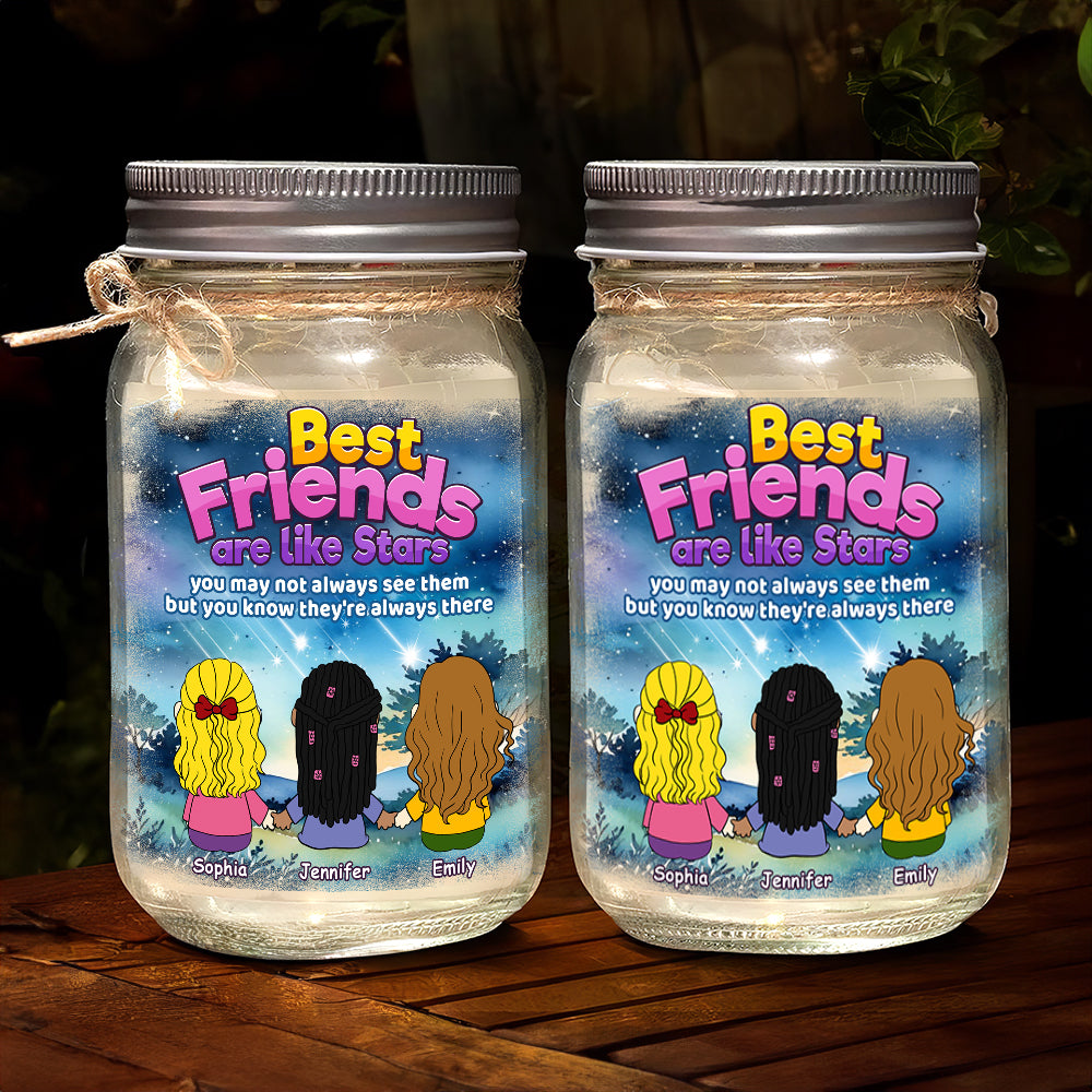 Personalized Gifts For Friend Mason Jar Light 01KADT080125HG-Homacus