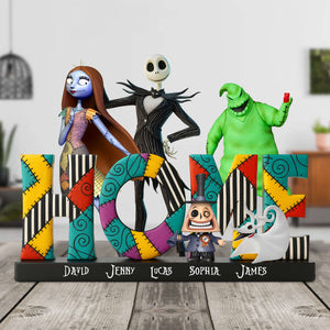 The Spooky Family Acrylic Plaque - Personalized Gifts For Family 01OHTN300525-Homacus