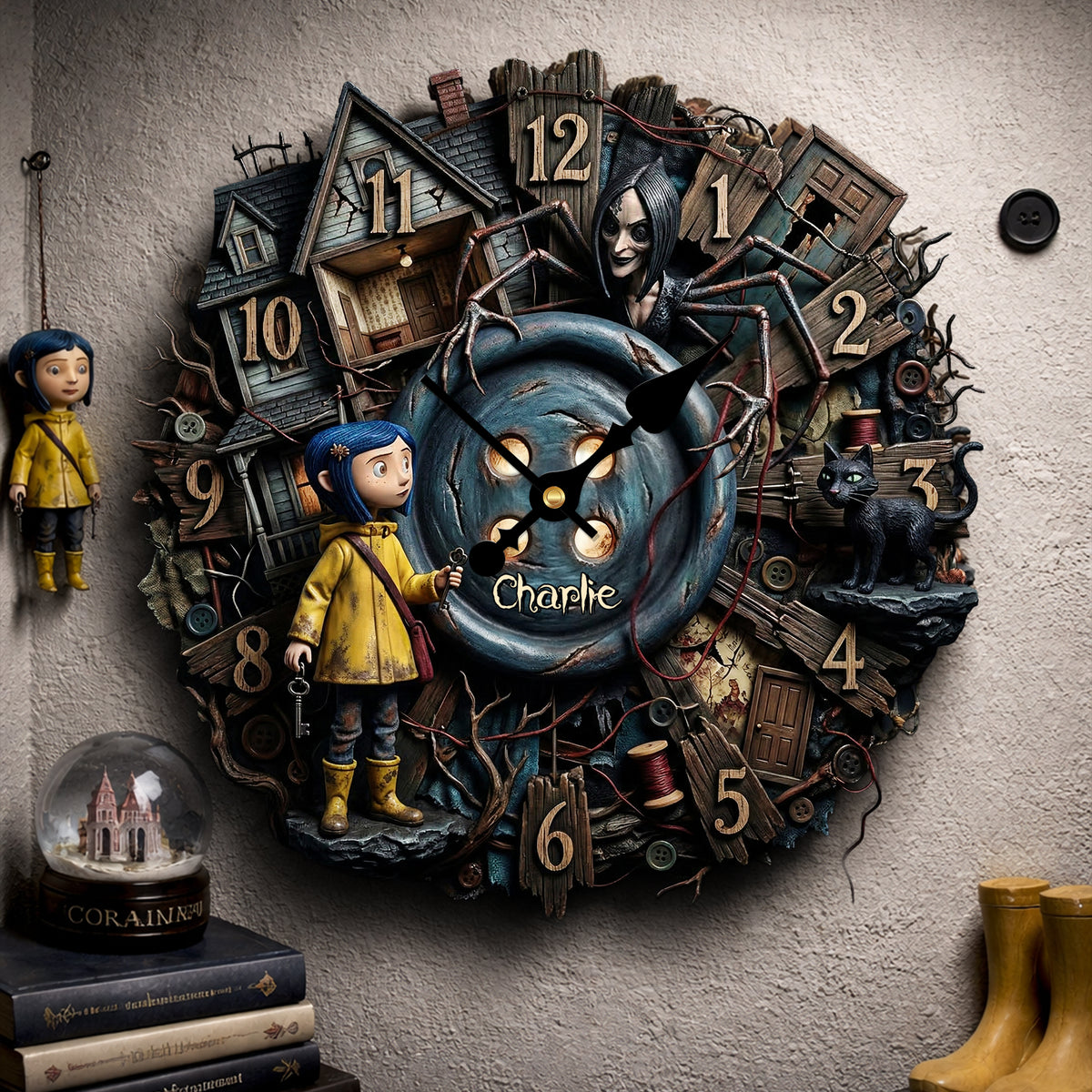 Nightmare Hanging Wall Clock - Personalized Gifts 02palu190326-Homacus