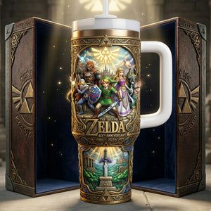 Legendary Adventure 40th Anniversary Tumbler With Handle - Personalized Gifts 02nalu060426-Homacus