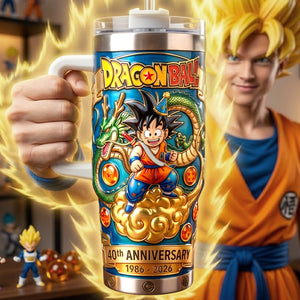 40th Anniversary Manga Series - Personalized Gifts For Cosmic Lovers Tumbler 05tolu190226-Homacus