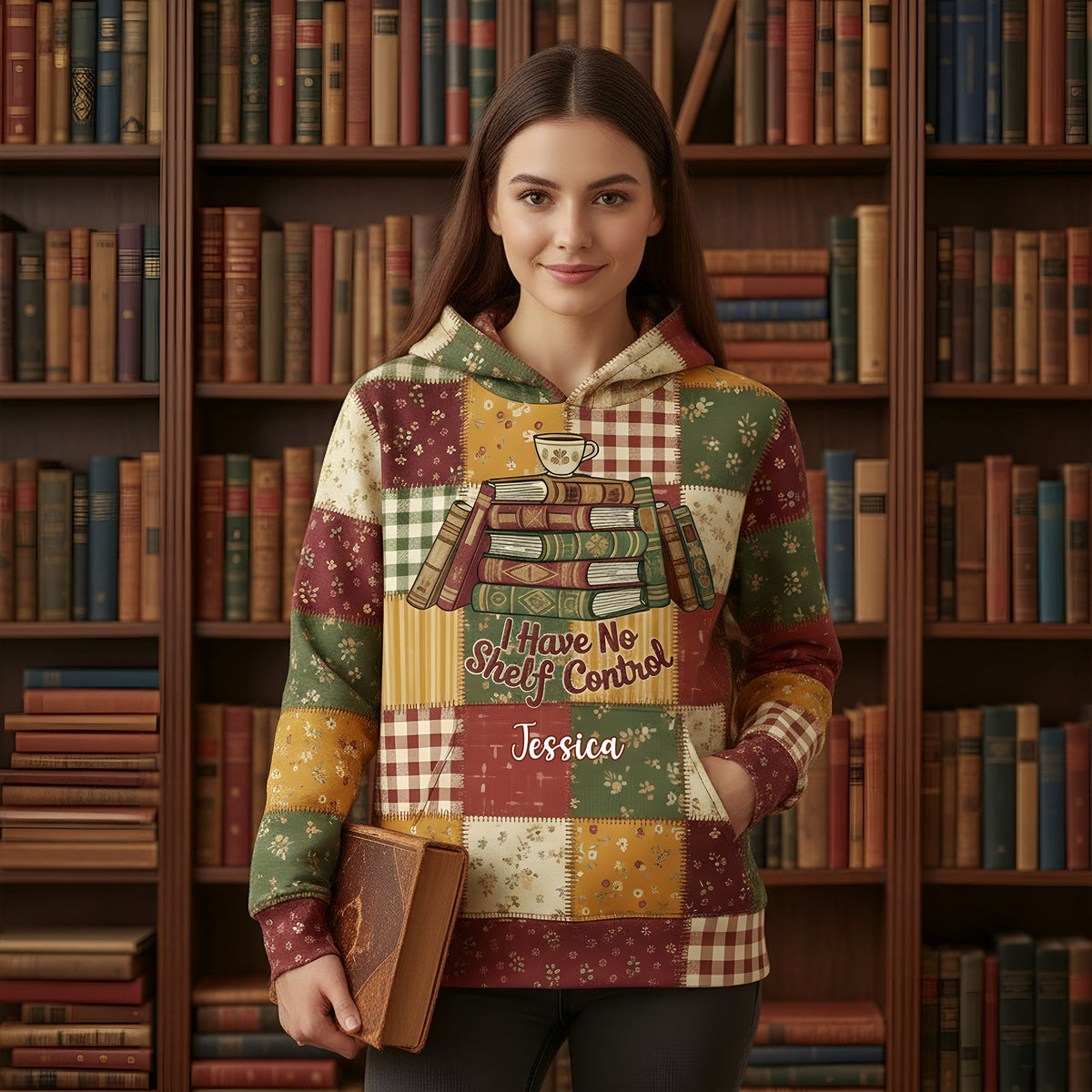 Comfy Reading Vibes Hoodie - Personalized Gifts For Book Lovers 03PGLU211125-Homacus