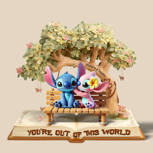 Romantic Experiment Acrylic Plaque Personalized Gifts For Couple 01TGQN220525-Homacus