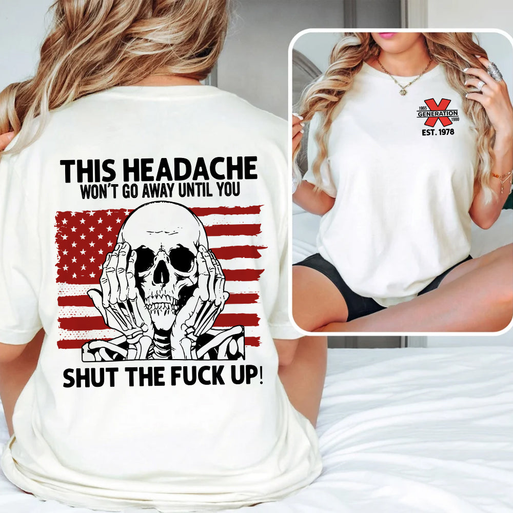 Custom Year Generation X 244acxx260824 Skull Shirt-Homacus