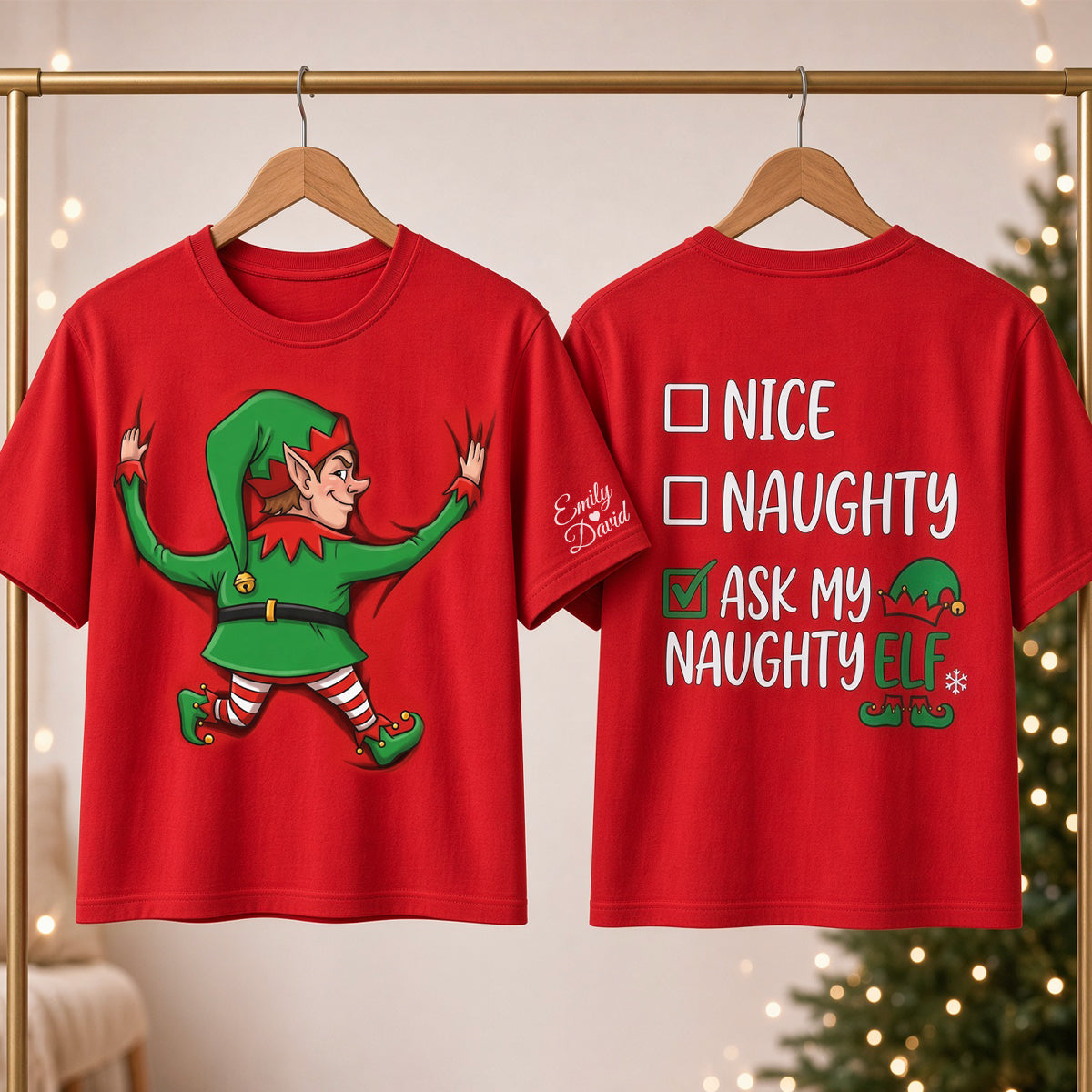 Funny Little Gnomies Shirt - Personalized Gifts For Couple 06HUDH091026-Homacus