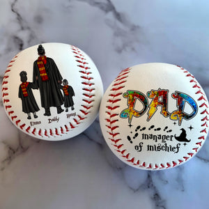 Personalized Gift For Dad Baseball Father's Day, Manange Of Mischief 011HULU060425TM-Homacus