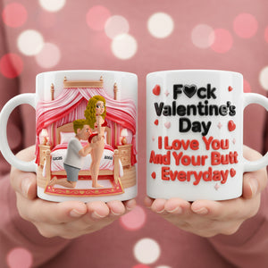 Cheeky Couple Coffee Mug - Personalized Gifts For Couples 01natn131225-Homacus