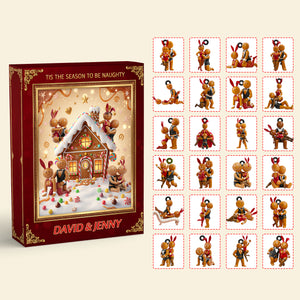 Gingerbread Couple Christmas Advent Calendar Blind Box Personalized Gifts For Couple 03OHDT161025-Homacus