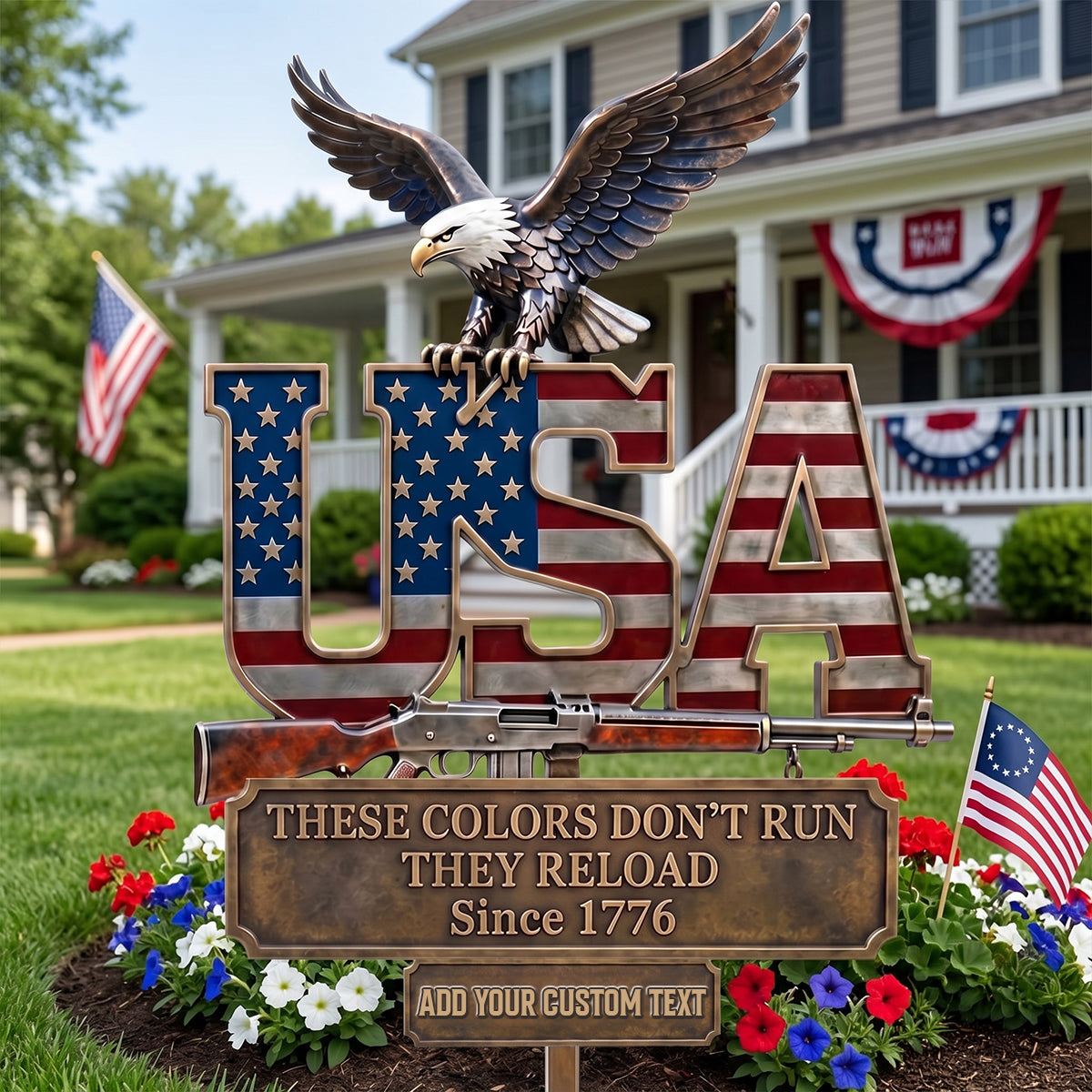 2nd Amendment Metal Sign, Personalized Gifts For Patriots 01qhtn300526-Homacus