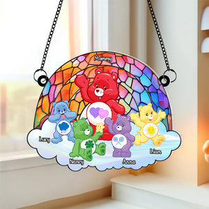 Personalized Gifts For Mom Suncatcher Ornament 04NAPU230424-Homacus