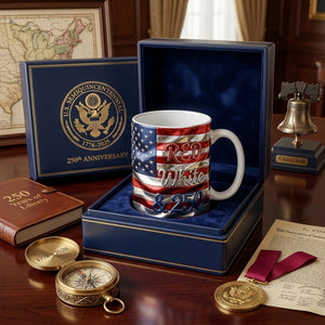Proud Country Anniversary Mug - Personalized Gifts For Dads 03qhlu220526-Homacus