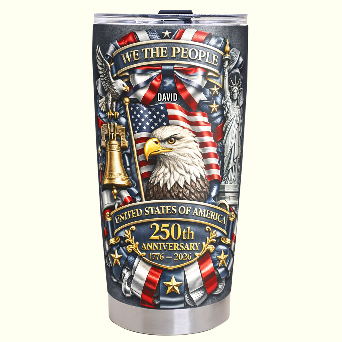 America 250th Anniversary Tumbler - Personalized Gifts 02toqn030326-Homacus