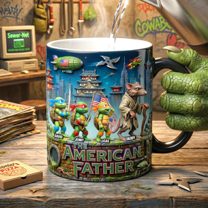 American Tactical Dad Squad Magic Mug, Personalized Gifts For Dads 04qhtn180526-Homacus
