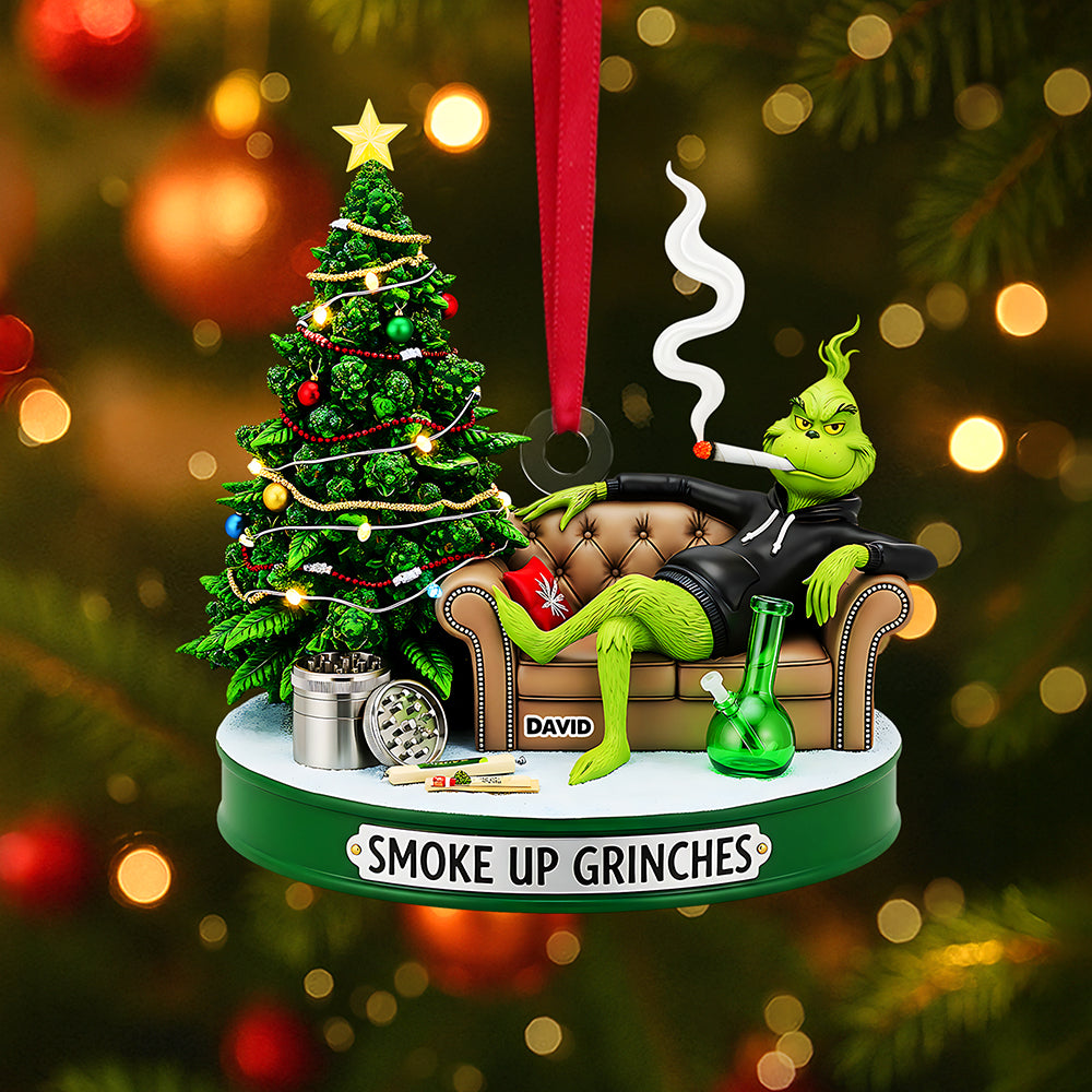 Green Guy Ornament - Personalized Gifts For Herb Lovers 02tota030925-Homacus