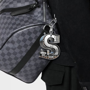 Custom Alphabet Letter Gifts For Train Lovers Keychain 04xqtn060225-Homacus