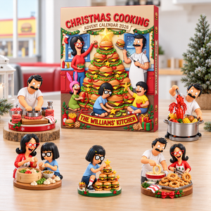 Cute Christmas Cooking Advent Calendar Blind Box - Personalized Christmas Gift 01paqn291026-Homacus