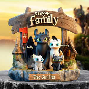 Family Acrylic Plaque - Personalized Gifts For Family 04TGPU080525-Homacus