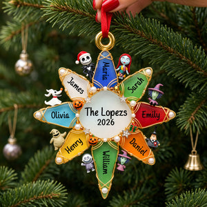 Spooky Family Acrylic Ornament - Personalized Gifts For Family 07hudh201026