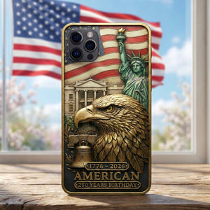 America 250th Anniversary Phone Case - Personalized Gifts 02toqn020226-Homacus