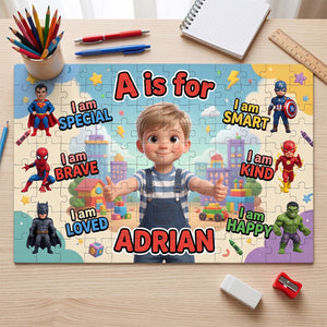 Happy Memories Jigsaw Puzzle - Custom Photo Gifts For Kids 02NATN060726-Homacus
