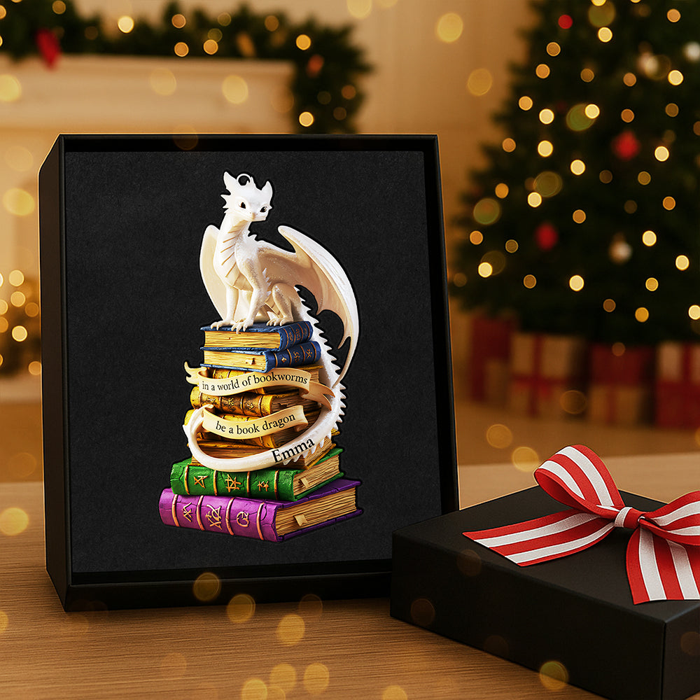 Personalized Gifts For Book Lovers Christmas Ornament 02kita250925-Homacus