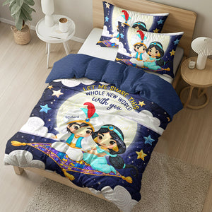 Couple Quilt Bed Set - Personalized Gifts For Couple 01toqn230625-Homacus