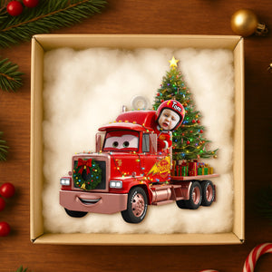 Racing Kids Christmas Ornament Custom Photo Christmas Tree Gifts 01OHDT231025-Homacus