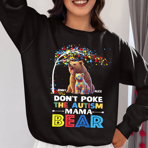 Personalized Christmas Gifts For Mom Shirt Autism Mama Bear 01OHMH070325-Homacus