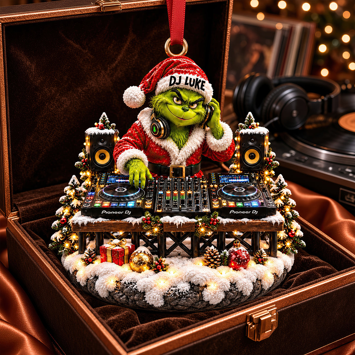DJ Christmas Ornament - Personalized Gifts For Christmas 08nadt131026-Homacus