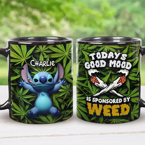Happy Tropical Alien Coffee Mug - Personalized Gifts For Weed Lovers 02TODT090625-Homacus