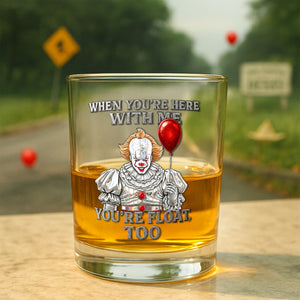 Halloween Round Whiskey Glass - Gifts For Halloween 01PAMG110825-Homacus
