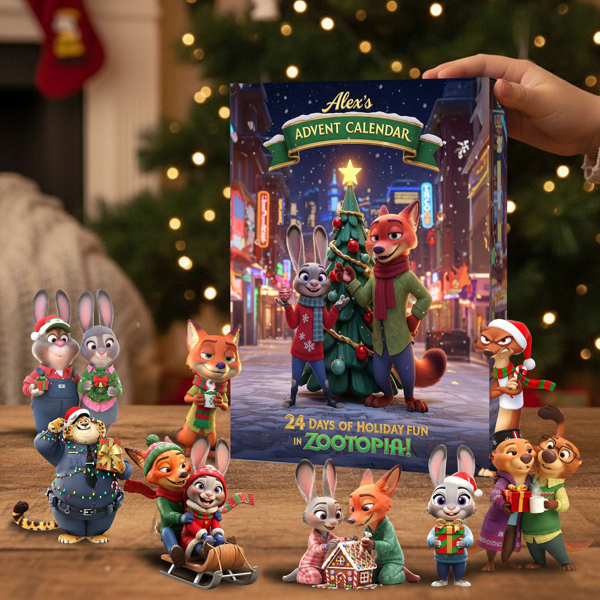 Holiday Fun Advent Calendar Blind Box - Personalized Gift For Christmas 02PGLU111125-Homacus