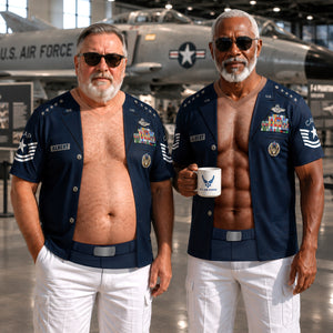 Aviation Heritage Military Jersey Shirt - Personalized Gift For Veterans 02HUQN220826